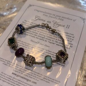 Gems en Vogue II Charm bracelet